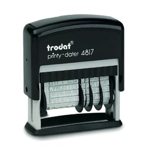 Afbeelding van Trodat Printy 4817 tekst- en datumstempel | zelfinktend | 1 kleur