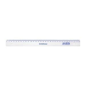 Afbeelding van Donau liniaal | plastic | transparant | 30 cm
