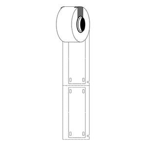 Afbeelding van Brady M6-25x75-B7598-WT polyurethaan tags wit | 25 mm x 75 mm (origineel)