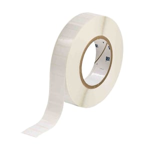 Afbeelding van Brady THT-59-483-10 label polyester glanzend wit 25,40 x 12,70 mm (origineel)