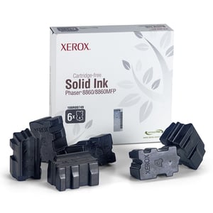 Afbeelding van Xerox 108R00749 solid inkt zwart 6 stuks (origineel)