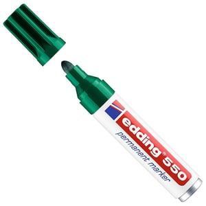 Afbeelding van Edding 550 permanent marker | groen | ronde punt | 3-4 mm