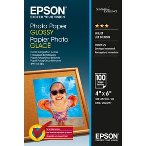 Afbeelding van Epson S042548 fotopapier | glanzend | 10 x 15 cm | 200 gr. | 100 vel
