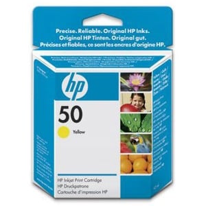 Afbeelding van HP 51650YE nr. 50 inktcartridge geel (origineel)
