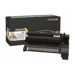 Afbeelding van Lexmark 15G041Y toner cartridge geel (origineel)
