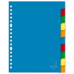Afbeelding van Kangaro A510M A5 tabbladen | kunststof | 10 tabs | 17-gaats