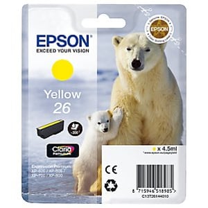 Afbeelding van Epson T2614 nr. 26 inktcartridge geel (origineel)