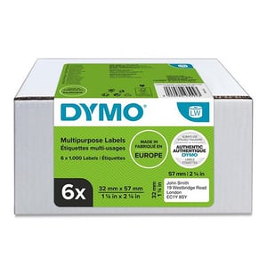 Afbeelding van Dymo 2093094 verwijderbare multifunctionele etiketten 6 rollen (origineel)
