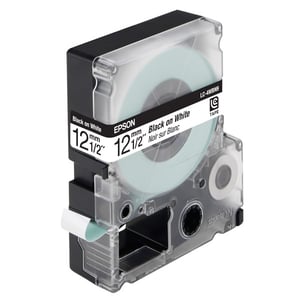 Afbeelding van Epson LC-4WBN9 tape zwart op wit 12 mm (9m)