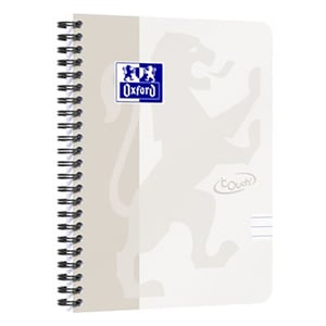 Afbeelding van Oxford 400134119 Touch spiraalblok | A5 | gelinieerd | grijs | 70 vel