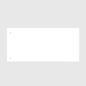 Afbeelding van Kangaro scheidingsstrook | wit | 105 x 240mm | 180 gr. | 100 stuks