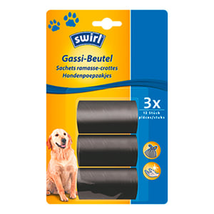 Afbeelding van Swirl hondenpoep zakjes | 3 x 12 stuks