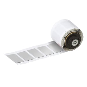 Afbeelding van Brady M71EP-4-7593-SL gelamineerde polyester labels zilver | 27,00 mm x 18,00 mm (origineel)