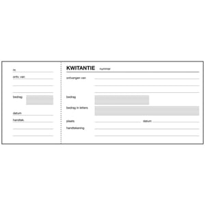 Afbeelding van Sigel 40030 Expres kwitantieboekje | 100 vel