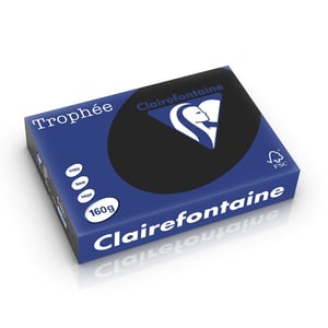 Afbeelding van Clairefontaine Trophée Pastel papier | zwart | A4 | 160 gr. | 250 vel
