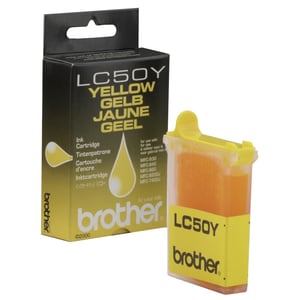 Afbeelding van Brother LC-50Y inktcartridge geel (origineel)