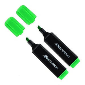 Afbeelding van Sneltoner markeerstift | groen | 2 stuks