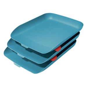 Afbeelding van Leitz 53582061 Cosy brievenbak | A4 | polystyreen | sereen blauw | 1 stuk