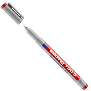 Afbeelding van Edding 150S OHP marker | rood | ronde punt | 0,3 mm
