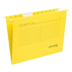 Afbeelding van Atlanta Euroflex verticale hangmap | A4 | V-bodem | geel | 25 stuks