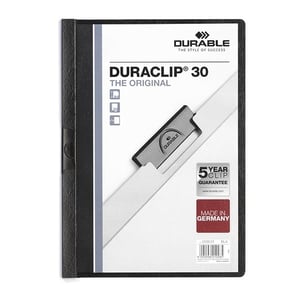 Afbeelding van Durable 220001 Duraclip klemmap | A4 | zwart