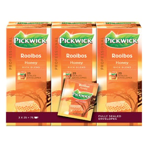 Afbeelding van Pickwick Professional Rooibos Honing thee | 3 x 25 stuks