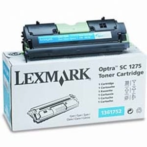 Afbeelding van Lexmark 1361752 toner cartridge cyaan (origineel)