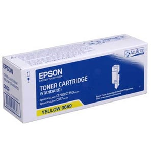 Afbeelding van Epson S050669 toner cartridge geel (origineel)