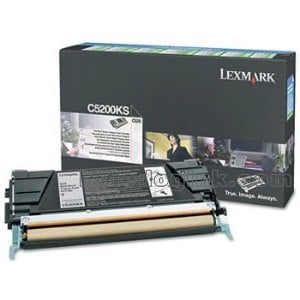 Afbeelding van Lexmark C5200KS toner cartridge zwart (origineel)