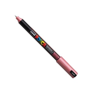 Afbeelding van POSCA PC-1MR verfmarker | metallic rood | ronde punt | 0,7 mm
