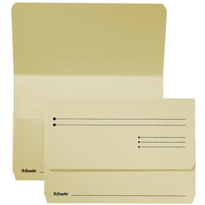 Afbeelding van Esselte pocket-file dossiermap | karton | crème | 25 stuks