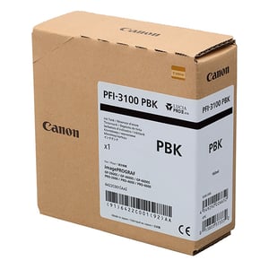 Afbeelding van Canon PFI-3100PBK inktcartridge foto zwart (origineel)
