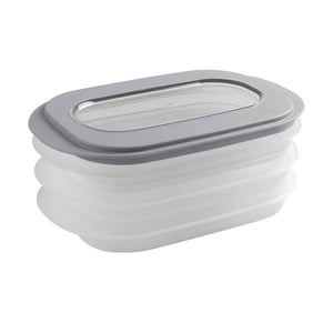 Afbeelding van Sunware Sigma Home vershoudbakje vleeswaren | transparante/grijs | 1,1 liter