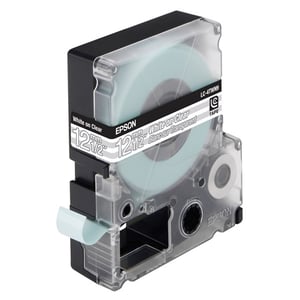 Afbeelding van Epson LC-4TWN9 tape wit op transparant 12 mm (9m)