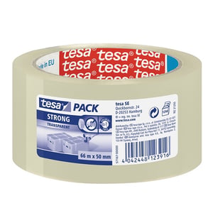 Afbeelding van Tesa verpakkingstape | transparant | 50mm x 66m | 1 rol